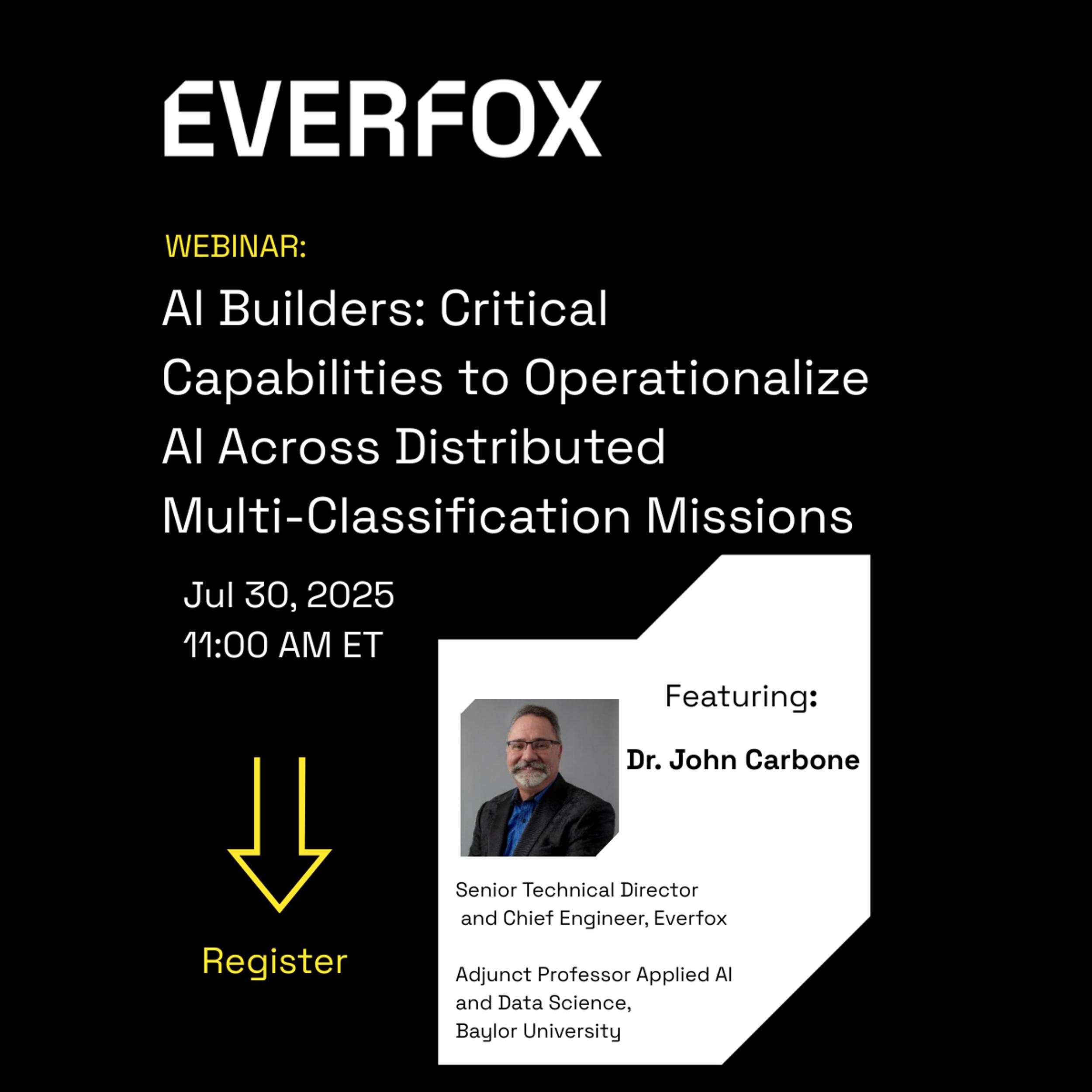 AI Builders Webinar for defense